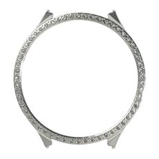 Per Samsung Galaxy Watch 5 44mm TPU Shockproof Silicone Case con Diamond (Sliver)