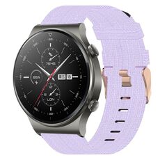 Per Huawei GT2 Pro 22mm Nylon Woven Watch Band (Light Purple)