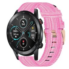 Per onore Magicwatch 2 46mm 22mm Nylon Woven Watch Band (Pink)