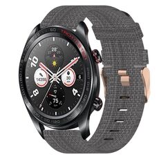 Per onore orologio da sogno 22mm nylon watch watch (grigio scuro)