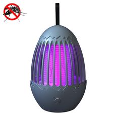 L01 LAMPAGGIO DI MASHUTO LAMPAGGIO MOSQUITO ELETTRICO PORTATIVO CASA FLLASSO DI POTOCATALYST OUTDOOR (GRIGIO)