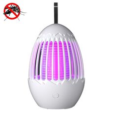 L01 LAMPAGGIO DI MASHUTO LAMPAGGIO MOSQUITO ELETTRICO PORTATIVO CASA FLLASSO DI POTOCATALYST OUTDOOR (BIANCO)