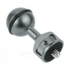 Clip per testa a sfera da 2,5 cm per fotocamera subacquea giuntura subacquea della videocamera (Titanium)