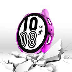 Per Samsung Galaxy Watch 5 Custodia protettiva galvanica in TPU a copertura totale da 40 mm (viola)