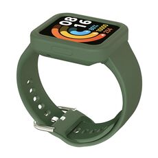 Per Xiaomi Redmi Watch / Watch Lite Cinturino integrato in silicone a tinta unita (verde)