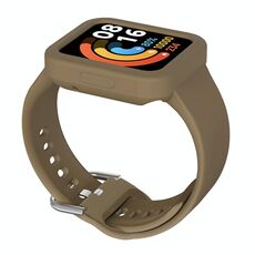 Per Xiaomi Redmi Watch 2 / Watch 2 Lite Cinturino integrato in silicone a tinta unita (marrone chiaro)