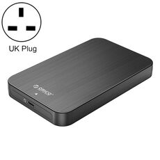 ORICO HM25C3 Custodia per disco rigido USB3.1 Gen1 da 2,5 pollici di tipo C, spina: spina britannica (nero)