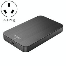 ORICO HM25C3 Custodia per disco rigido USB3.1 Gen1 da 2,5 pollici di tipo C, spina: spina AU (nero)