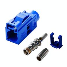 Per cavo RG174 Fakra Radio Crimp femmina Jack/Connettore a spina con Phantom RF coassiale (Fakra C)