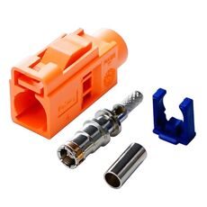 Per cavo RG174 Fakra Radio Crimp femmina Jack/Connettore a spina con Phantom RF coassiale (Fakra M)