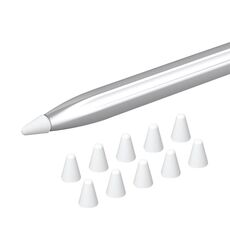 10 in 1 / Set di cappucci in silicone per matita Huawei (bianco)