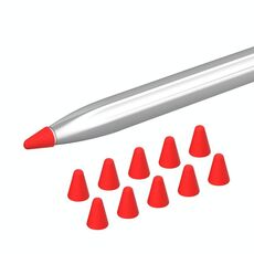 10 in 1 / Set cappuccio in silicone per matita Huawei (rosso)