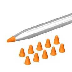 10 in 1 / Set di cappucci in silicone per matita Huawei (arancione)