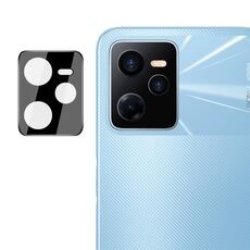 Per OPPO Realme Narzo 50A Prime imak Obiettivo della fotocamera posteriore integrato Pellicola in vetro temperato con copriobiettivo Versione nera