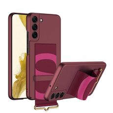 Per Samsung Galaxy S22 + 5G GKK Custodia per telefono con cinturino ultra sottile (rossa)