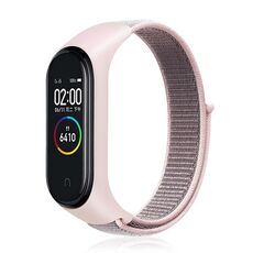 Per cinturino Xiaomi Mi Band 7 in tessuto di nylon (rosa sabbia)
