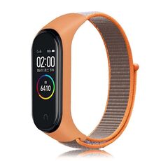 Cinturino per cinturino in nylon con cinturino Xiaomi Mi Band 7 (arancione brillante)