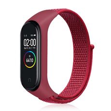 Cinturino per cinturino in nylon con cinturino Xiaomi Mi Band 7 (rosso cinese)