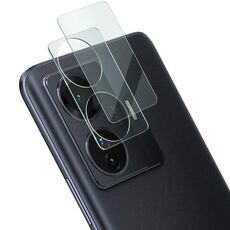 Per vivo S15e 5G imak Lente per fotocamera posteriore integrata Pellicola in vetro temperato con copriobiettivo