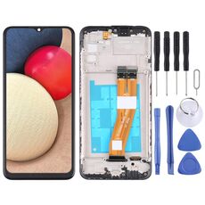 Schermo LCD OEM per Samsung Galaxy A02s SM-A025F digitalizzatore assemblaggio completo con cornice