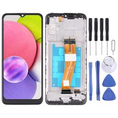 Schermo LCD OEM per Samsung Galaxy A03s SM-A037G/A037M Assemblaggio completo con cornice