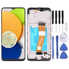 Schermo LCD OEM per Samsung Galaxy A03 SM-A035G/A035M Digitizer Assemblaggio completo con cornice