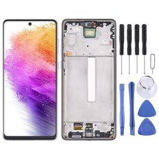 Schermo LCD originale Super AMOLED per Samsung Galaxy A73 5G SM-A736B Assemblea completa con cornice
