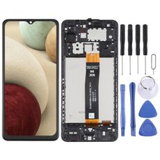 Schermo LCD originale per Samsung Galaxy A12 Nacho SM-A127F digitalizzatore assemblaggio completo con cornice