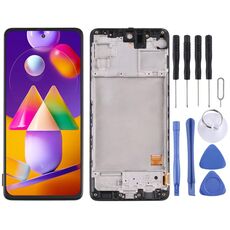 Schermo LCD originale Super AMOLED per Samsung Galaxy M31s SM-M317 Assemblaggio completo con cornice