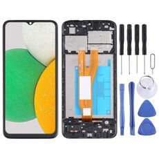 Schermo LCD originale per Samsung Galaxy A03 Core Digitizer Assemblaggio completo con cornice