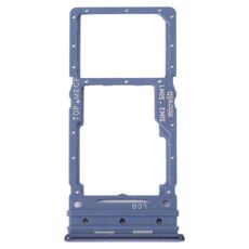 Per Samsung Galaxy M53 SM-M536B Vassoio per scheda SIM originale + Vassoio per scheda Micro SD (blu)