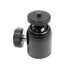Gimbal sferico in metallo per attrezzature fotografiche 2 pezzi Q35 (nero)