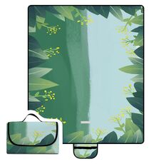 Y006 Tappetino da picnic in tessuto Oxford portatile per esterni Panno da picnic impermeabile a prova di umidità (2x2m)