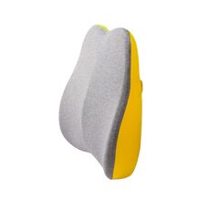 Cuscino lombare in memory foam Cuscino lombare per sedile da ufficio (giallo limone)