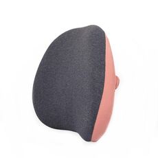 Cuscino per il supporto della vita in memory foam per ufficio (rosa loto)