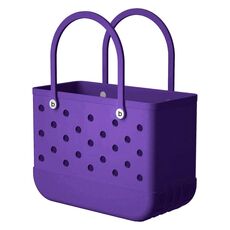 Borsa da spiaggia impermeabile con foro in EVA per esterni (viola)