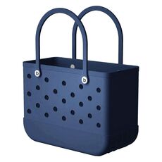 Borsa da spiaggia impermeabile con foro in EVA per esterni (blu navy)