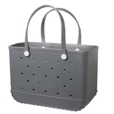 Borsa da spiaggia impermeabile con foro in EVA per esterni (grigio scuro)
