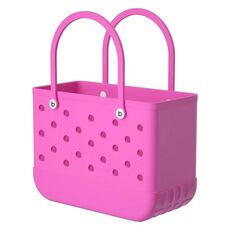 Borsa da spiaggia impermeabile con foro in EVA per esterni (rosa rossa)