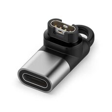 Per adattatore di ricarica per orologio Garmin Type-C / USB-C femminile (grigio)