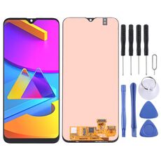 Schermo LCD originale Super AMOLED per Samsung Galaxy M10S SM-M107F con digitalizzatore assemblaggio completo