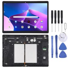 Schermo LCD OEM per Lenovo Tab 5 Plus/M10 TB-X605L TB-X605F TB-X605M TB-X605 digitalizzatore Assemblaggio completo con cornice (nero)