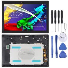 Schermo LCD OEM per Lenovo Tab 2 A10-70 A10-70F A10-70L Digitizer Assemblaggio completo con cornice (nero)