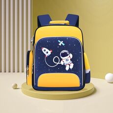 6623 Cartoni animati per bambini Zainetto con strisce riflettenti, taglia: L (giallo)