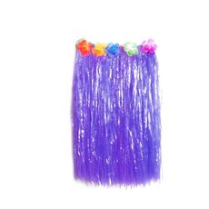 3 pezzi hawaiani hula party show dress up puntelli, dimensioni: 60 cm (singolo strato viola)