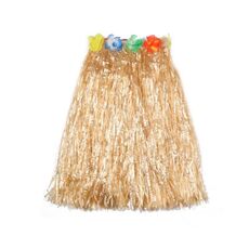 3 pezzi hawaiani hula party show dress up puntelli, dimensioni: 60 cm (colore paglia a doppio strato)