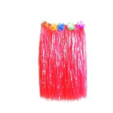 3 pezzi hawaiani hula party show dress up oggetti di scena, dimensioni: 80 cm (rosso a uno strato)
