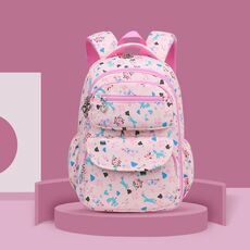 Zainetto per bambini con apertura grande e impermeabile di grande capacità, taglia: S (rosa)