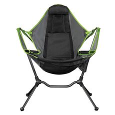 LT32004 Sedia a dondolo pieghevole portatile per esterni (verde)