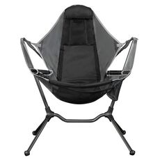 LT32004 Sedia a dondolo pieghevole portatile per esterni (grigio)
